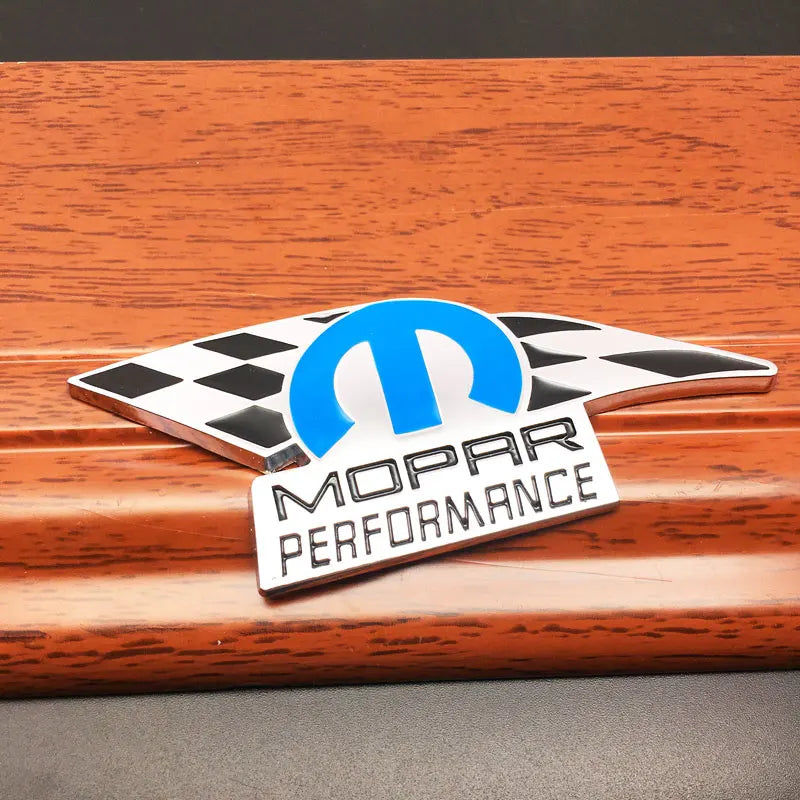 Emblema Automotivo Mopar Performance em Metal 3D