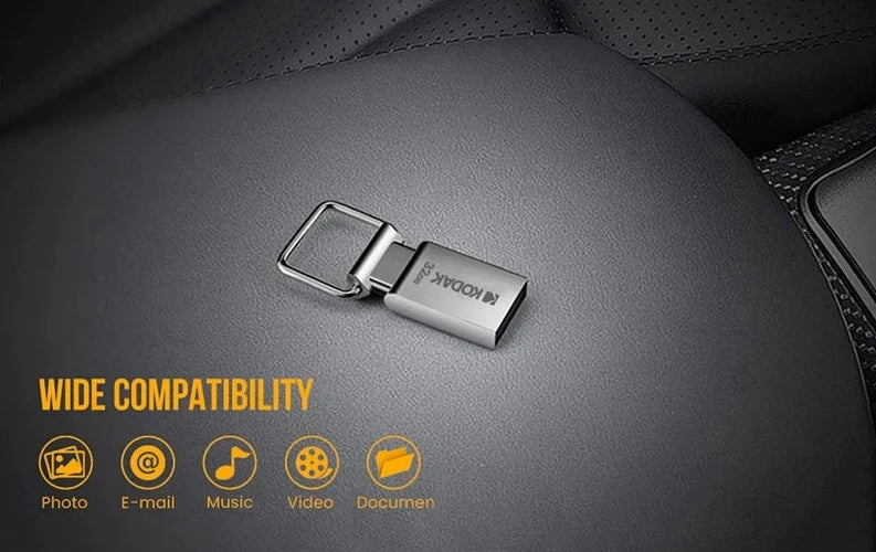 Pendrive Mini KODAK K112 com 32 GB em Metal USB 2.0