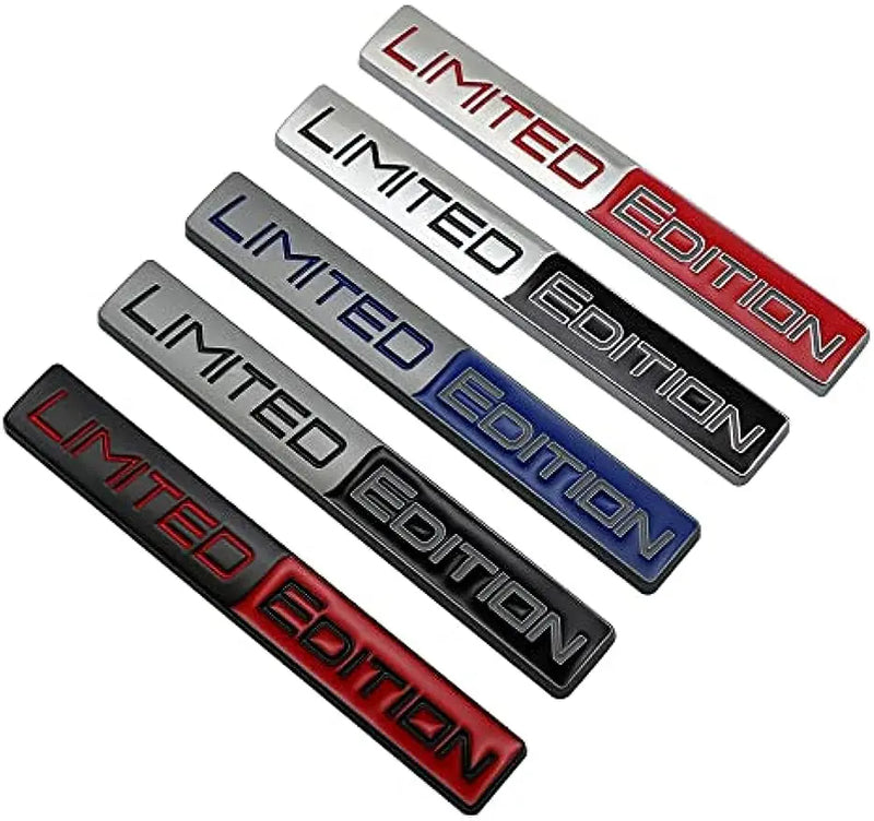 Emblema em Metal "Limited Edition" - Badge Automotivo