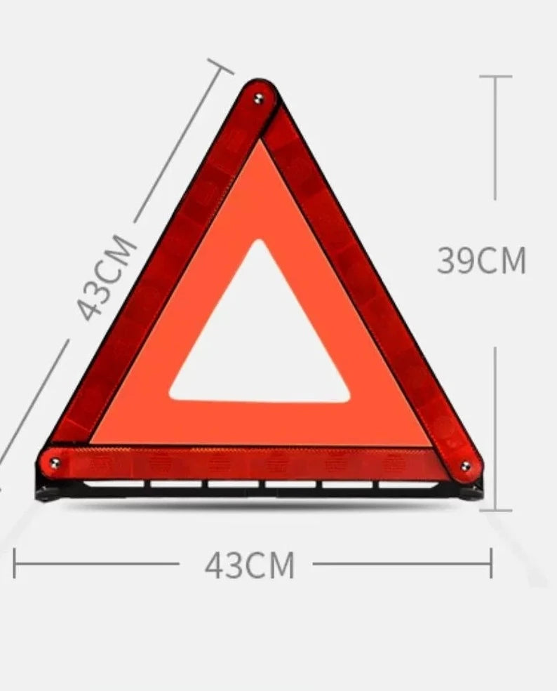 Triângulo Refletor automotivo de alta brilho dobrável com ampla iluminação